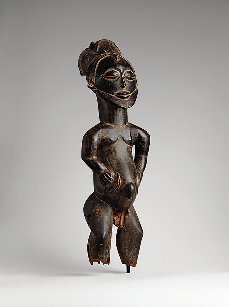 Commemorative figure, Wood, fibers, Hemba peoples 