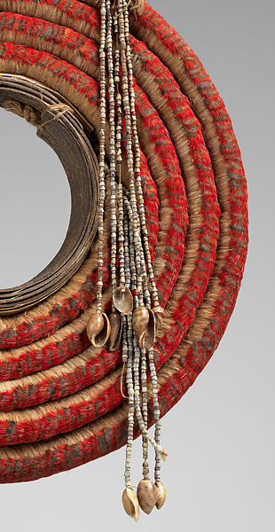 Money Coil (Tevau), Feathers, fiber, bark, seeds, shell, glass beads, leaves, Santa Cruz Islands