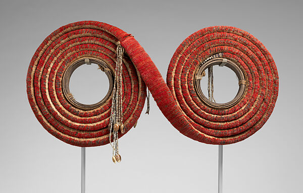 Money Coil (Tevau), Feathers, fiber, bark, seeds, shell, glass beads, leaves, Santa Cruz Islands