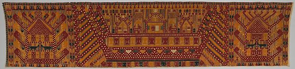 Ceremonial Banner (Palepai), Cotton, Lampung 