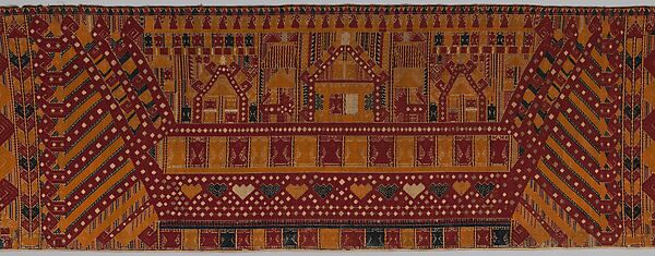 Ceremonial Banner (Palepai), Cotton, Lampung