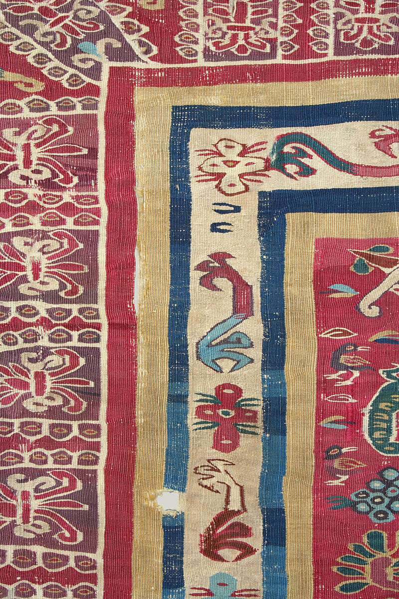 Hanging (?) Fragment, Camelid hair, cotton, Peruvian