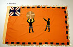 Asafo battalion flag, Fante-Akan artist, Cotton, Fante-Akan peoples