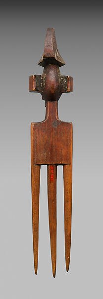 Yisanunu (comb), Yaka artist, Wood, Yaka peoples