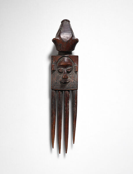 Yisanunu (comb), Yaka artist, Wood, Yaka peoples