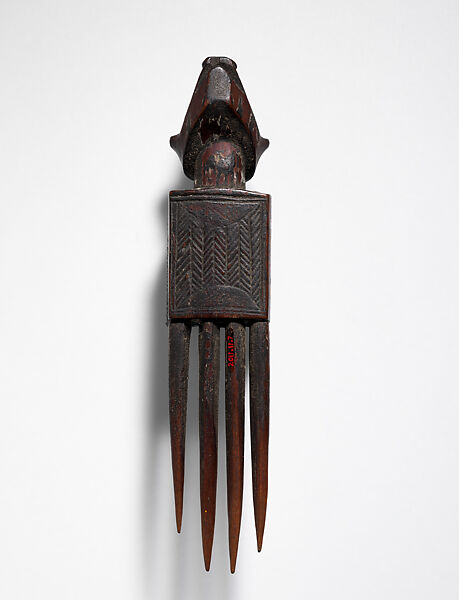 Yisanunu (comb), Yaka artist, Wood, Yaka peoples