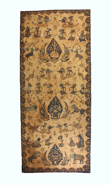 Textile Panel, Cotton, Javanese 
