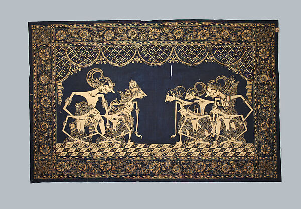 Textile Panel, Cotton, Javanese 