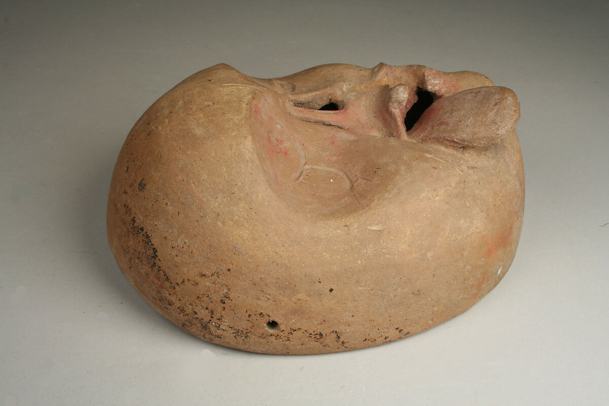 Twisted Face Mask, Ceramic, pigment, Veracruz