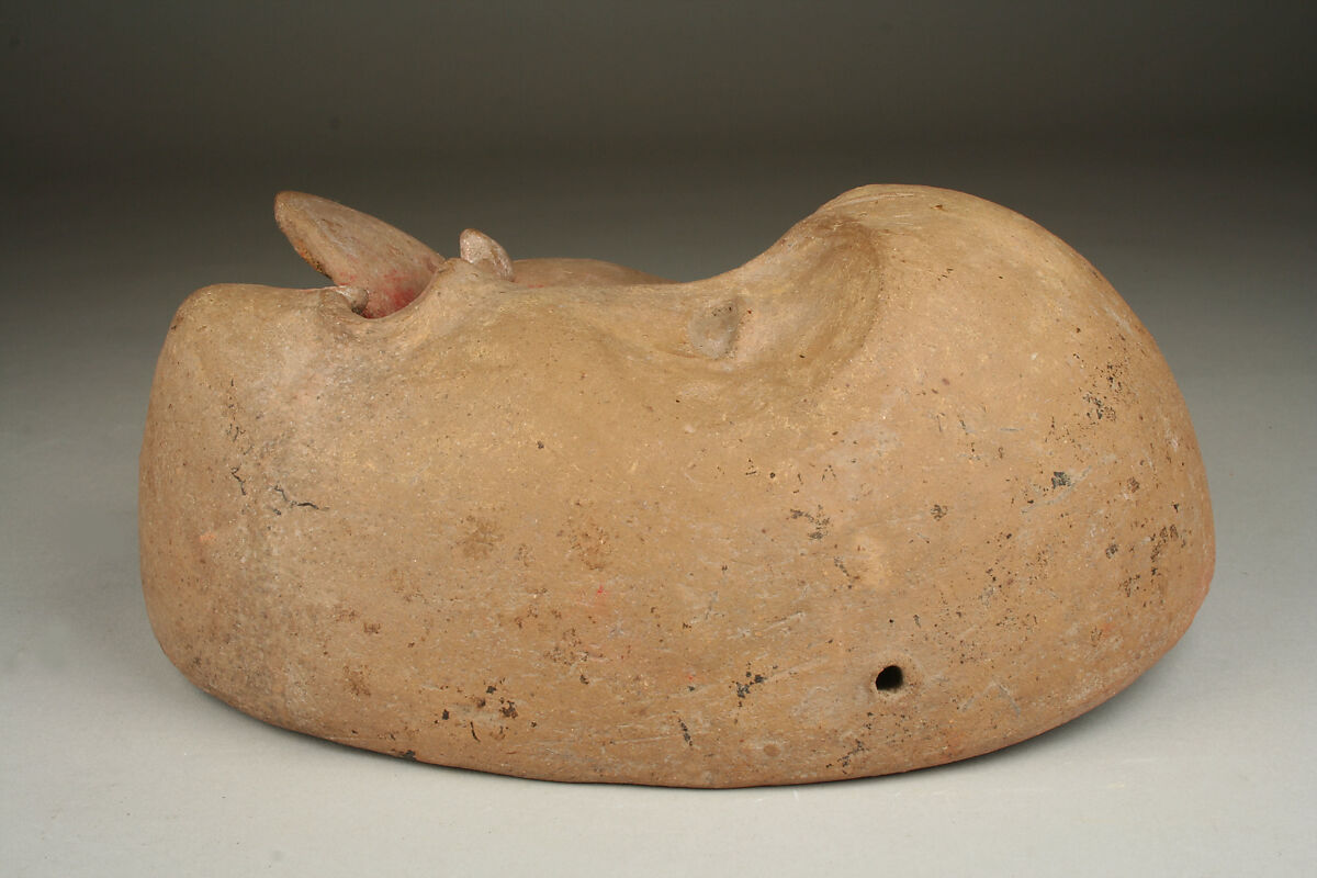 Twisted Face Mask, Ceramic, pigment, Veracruz