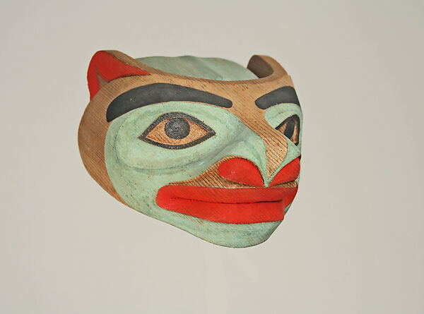 Mask, Joe David (First Nation, Nuu-chah-nulth/Tla'oquiaht, born 1946), Wood, pigment, Nuu-chah-nulth (Nootka)
