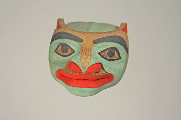 Mask, Joe David (First Nation, Nuu-chah-nulth/Tla'oquiaht, born 1946), Wood, pigment, Nuu-chah-nulth (Nootka)