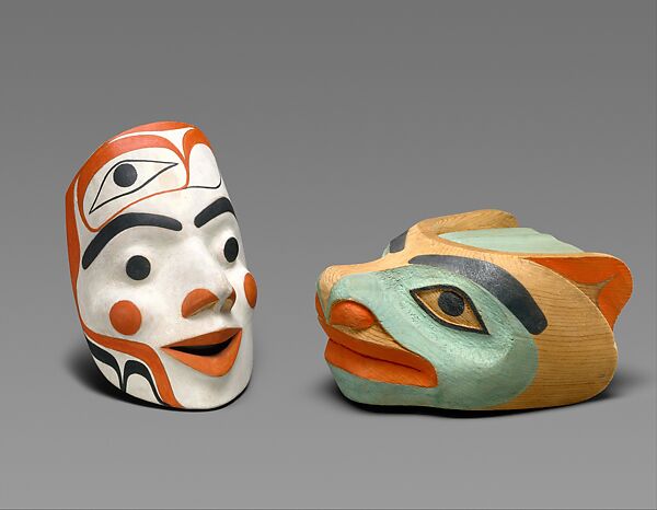 Mask, Joe David (First Nation, Nuu-chah-nulth/Tla'oquiaht, born 1946), Wood, pigment, Nuu-chah-nulth (Nootka)