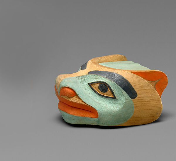 Mask, Joe David (First Nation, Nuu-chah-nulth/Tla&#39;oquiaht, born 1946), Wood, pigment, Nuu-chah-nulth (Nootka) 