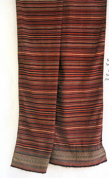 Sacred Cloth (Bidak), Silk, gold and silver metallic threads, Pubian people (?) 