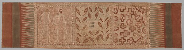 Ceremonial Textile (Mawa' or Maa'), Cotton, paint, Toraja people 