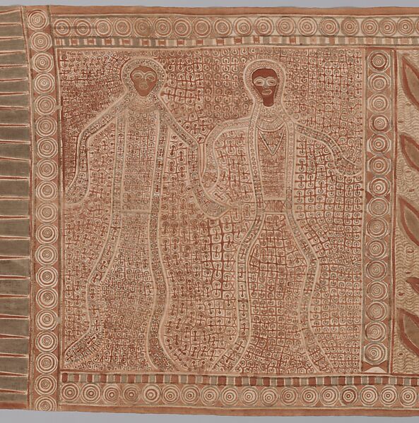 Ceremonial Textile (Mawa' or Maa'), Cotton, paint, Toraja people