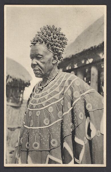 Mbo, king of Bali, Postcard 
