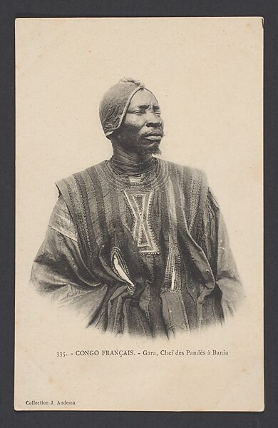 Gara, chief of the Pande, Postcard 