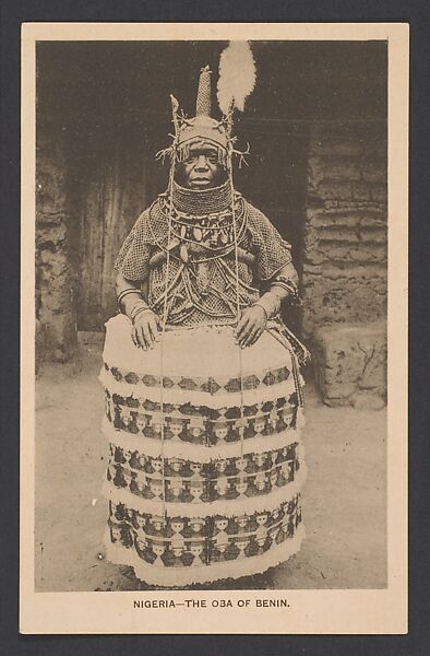 The oba of Benin [Eweka II, r. 1914-33], Postcard 
