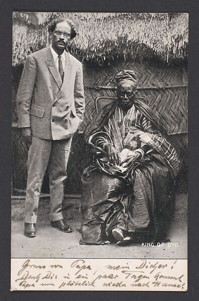 King of Oyo [Adeyemi I Alowolodu, r. 1876-1905], Postcard 