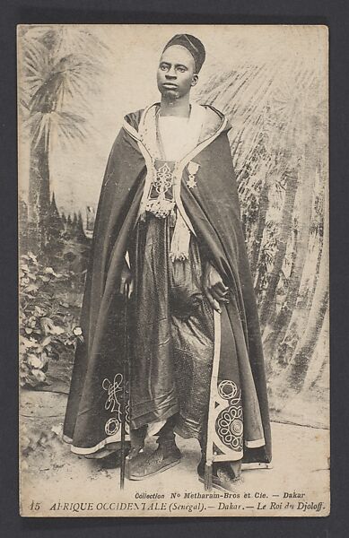 The king of Djoloff, Postcard 