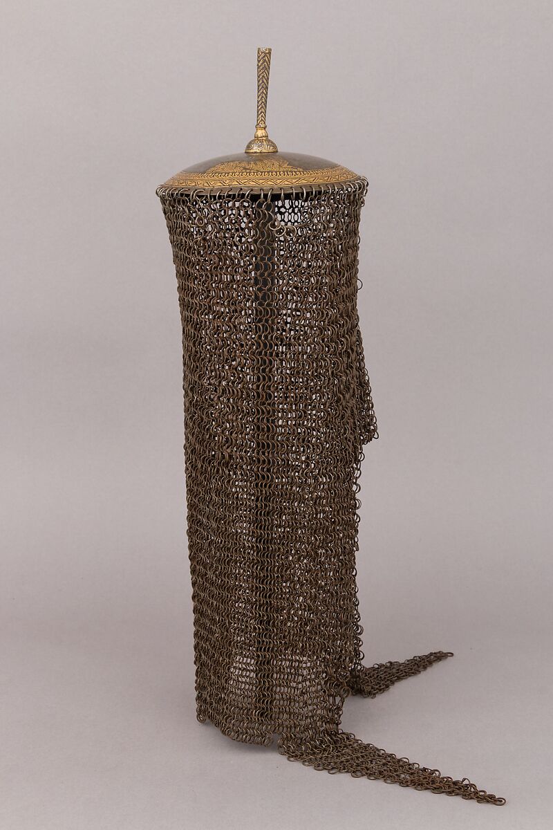 Helmet, Steel, gold, Indian