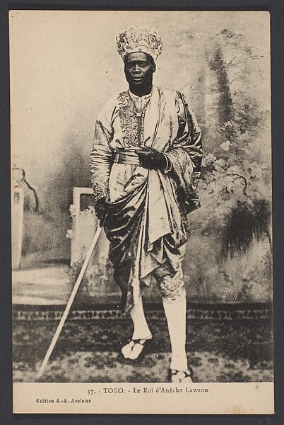 Lawson, king of Anécho [Aného], Postcard 