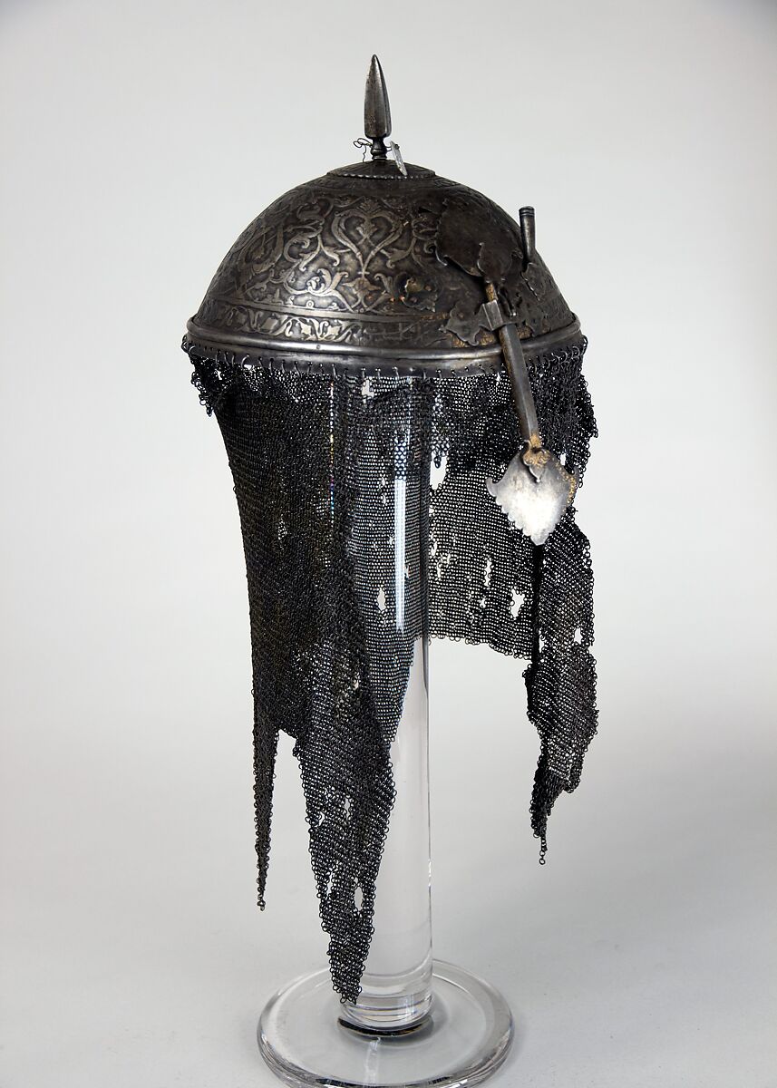 Helmet and Cuirass, Steel, Indian 