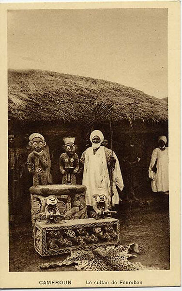 Sultan of Bamum (Njoya, r. ca. 1885–1933), Postcard 
