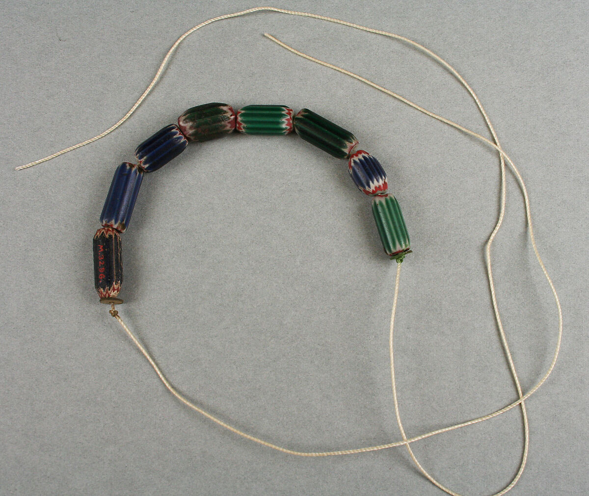 Beads, string, Glass, African, made in Europe