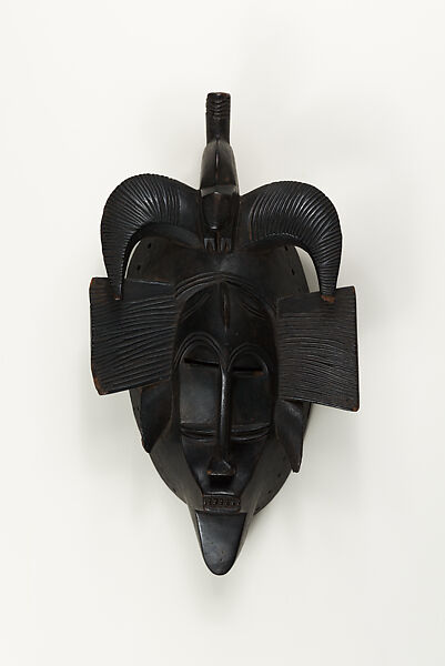 Face Mask (Kpelie'e), Wood, Senufo peoples 