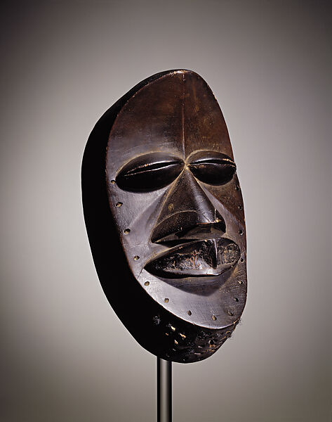 Mask, Wood, hair, We peoples 