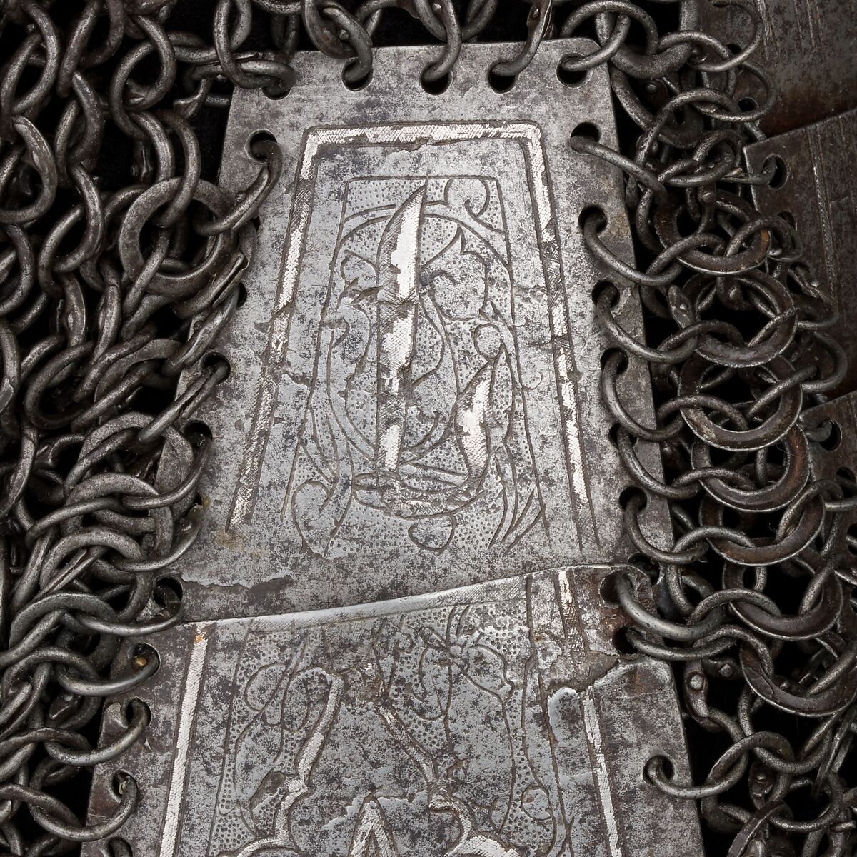 Shirt of Mail and Plate, Steel, iron, silver, Turkey, possibly Istanbul