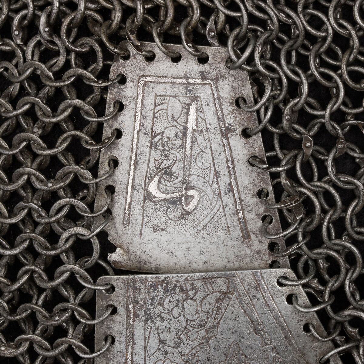 Shirt of Mail and Plate, Steel, iron, silver, Turkey, possibly Istanbul
