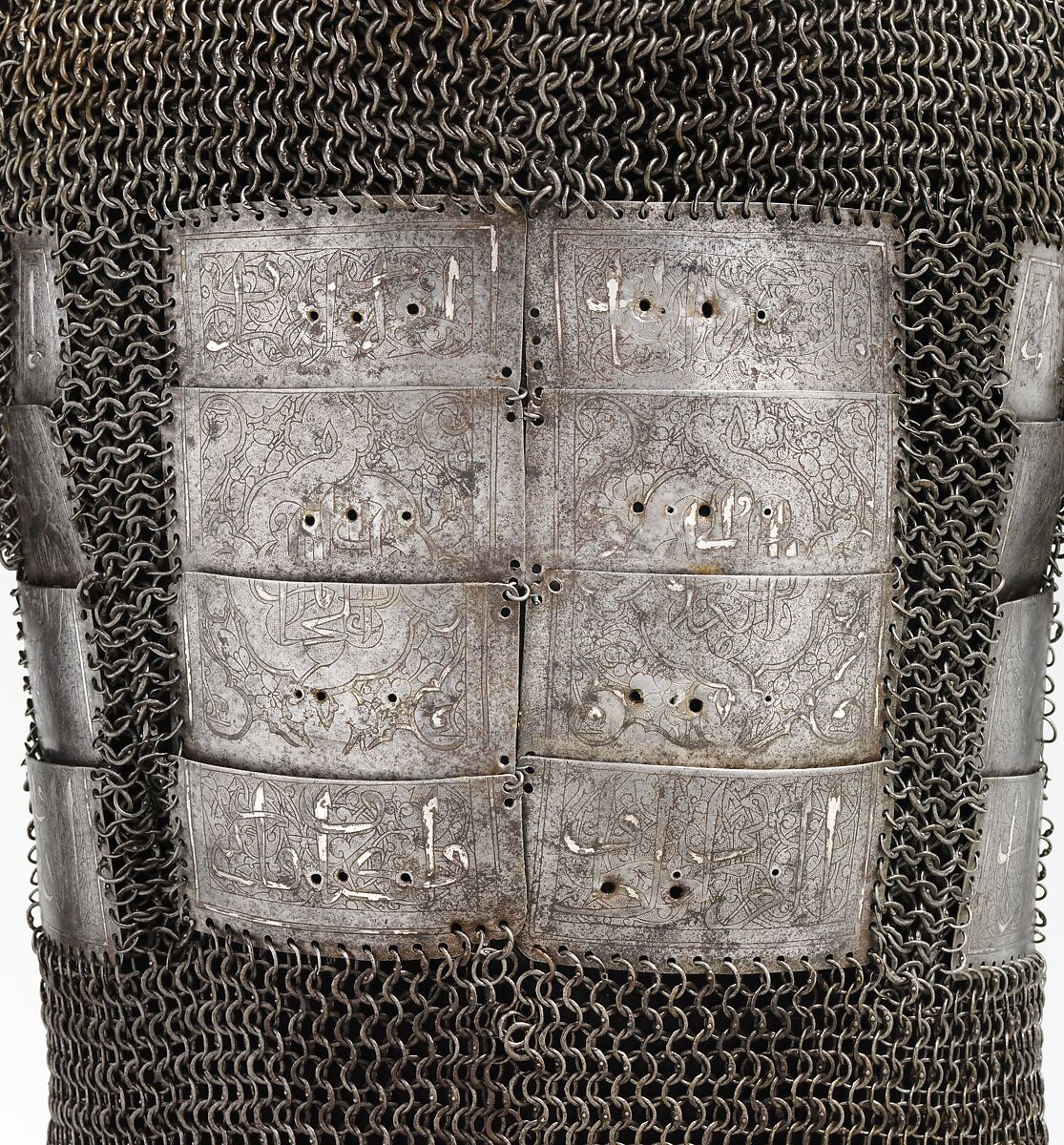 Shirt of Mail and Plate, Steel, iron, silver, Turkey, possibly Istanbul