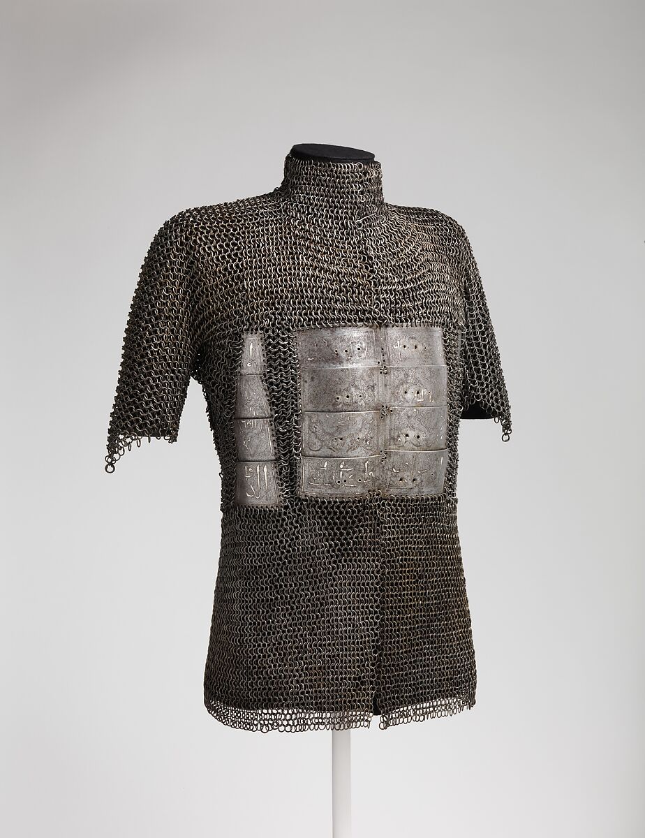 Shirt of Mail and Plate, Steel, iron, silver, Turkey, possibly Istanbul