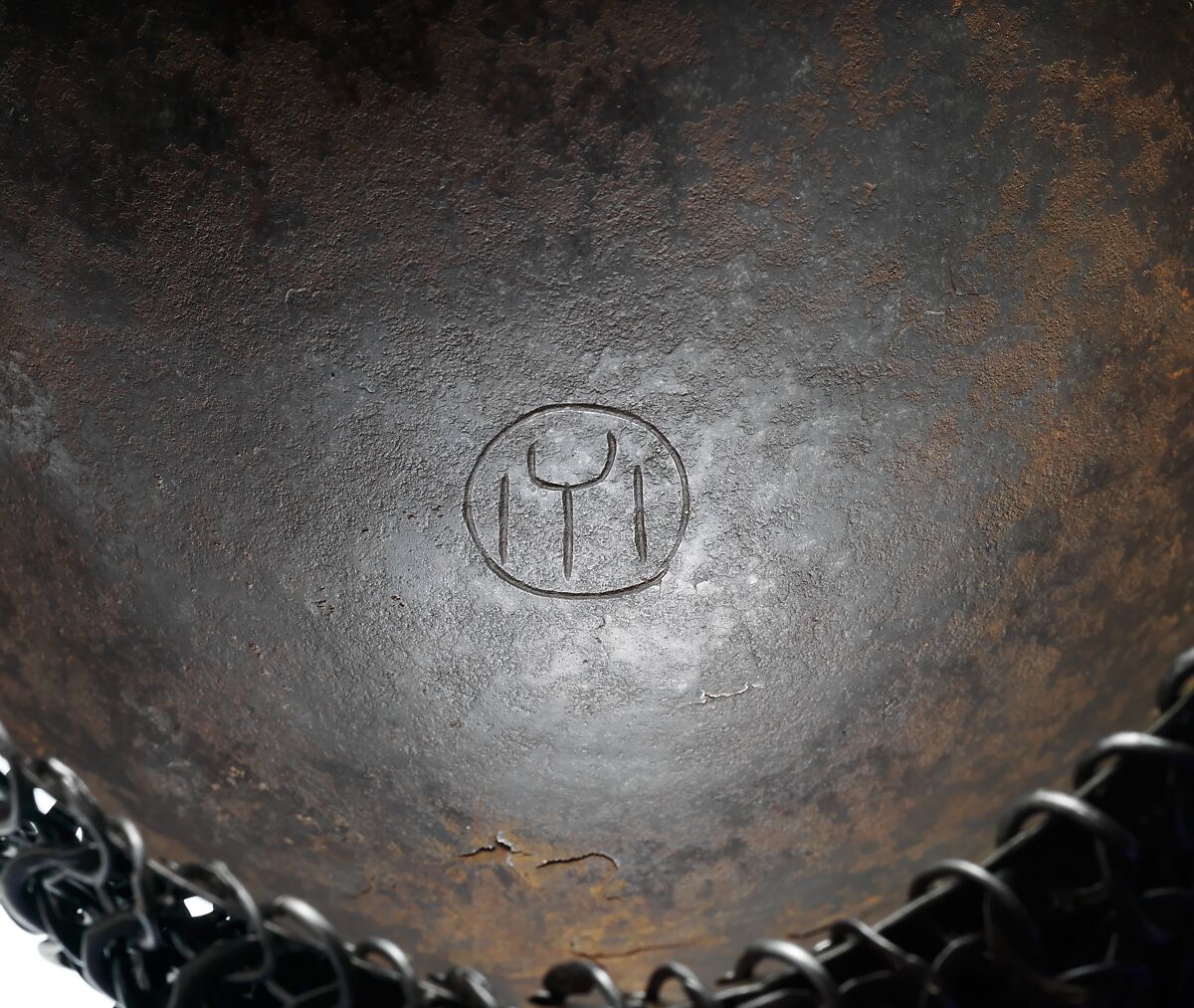 Pair of Thigh and Knee Defenses, Steel, iron, copper alloy, silver, leather, Iranian or Turkish