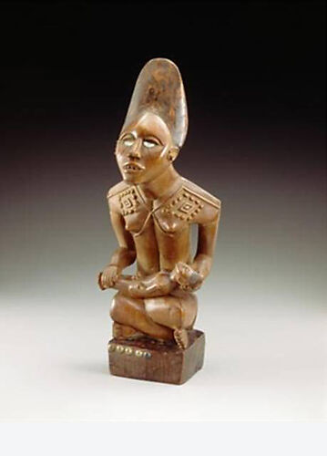 Figure: Seated Female Supporting Figure