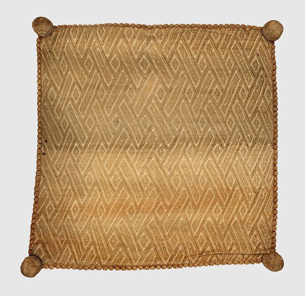 Luxury Cloth: Cushion Cover, Raffia, Kongo peoples; Kongo Kingdom
