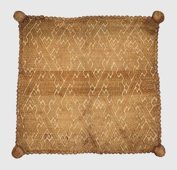 Luxury Cloth: Cushion Cover, Raffia, Kongo peoples; Kongo Kingdom