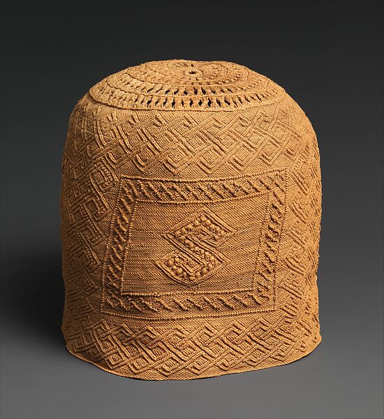 Prestige Cap (Mpu), Raffia or pineapple fiber, Kongo peoples
