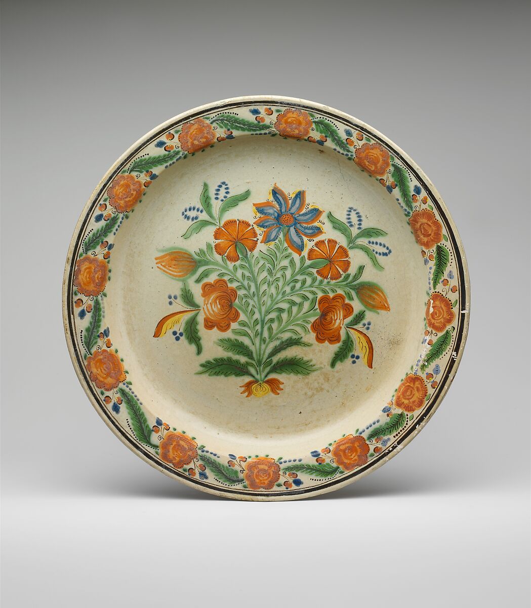 Plate, Earthenware, Mexican 