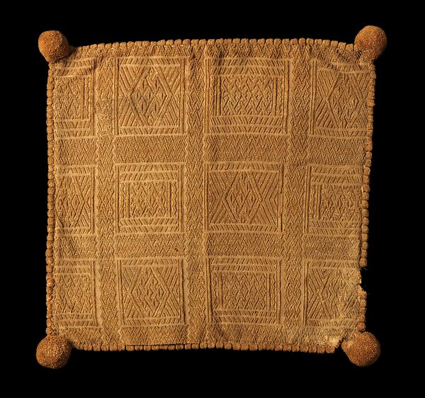Luxury Cloth: Cushion Cover, Raffia, Kongo peoples; Kongo Kingdom
