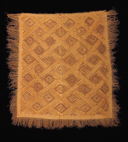 Luxury Cloth, Raffia, pigments, Kongo peoples