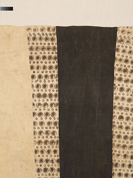 Chief's nogi (wrapper), Mangbetu artist, Bark cloth (Ficus natalensis or Ficus platyphylla), dye, Mangbetu peoples