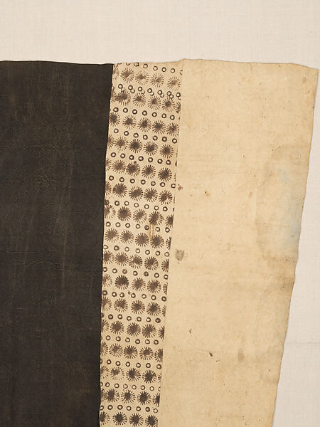 Chief's nogi (wrapper), Mangbetu artist, Bark cloth (Ficus natalensis or Ficus platyphylla), dye, Mangbetu peoples