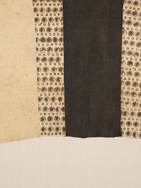 Chief's nogi (wrapper), Mangbetu artist, Bark cloth (Ficus natalensis or Ficus platyphylla), dye, Mangbetu peoples