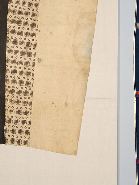 Chief's nogi (wrapper), Mangbetu artist, Bark cloth (Ficus natalensis or Ficus platyphylla), dye, Mangbetu peoples