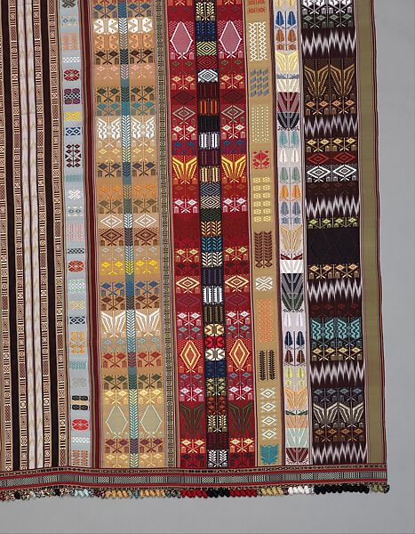 Lamba Tselatra (Spark), Martin Rakotoarimanana (b. 1963, Avironimamo, Madagascar), Silk, dye, Merina peoples